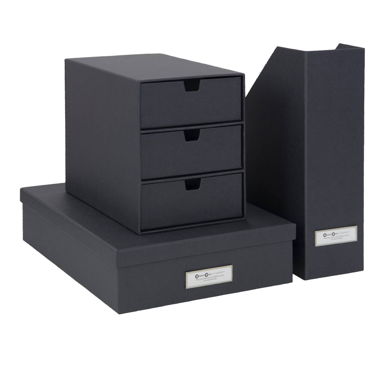 Bigso Black Useful Desktop Collection Set